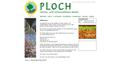 Desktop Screenshot of ploch-galabau.de