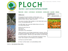 Tablet Screenshot of ploch-galabau.de